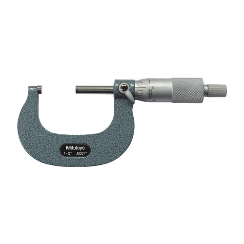 Mitutoyo 103-262 1-2" .0001"Grad Ratchet Stop Outside Micrometer