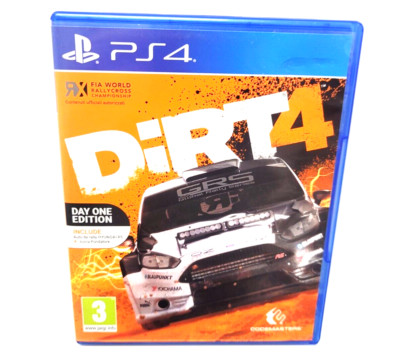 Dirt 4 Rally PS4 Mint Disc Boxed Italian Cover PS5 Compatible