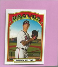 2021 Topps Heritage Tommy Milone #116 Atlanta Braves