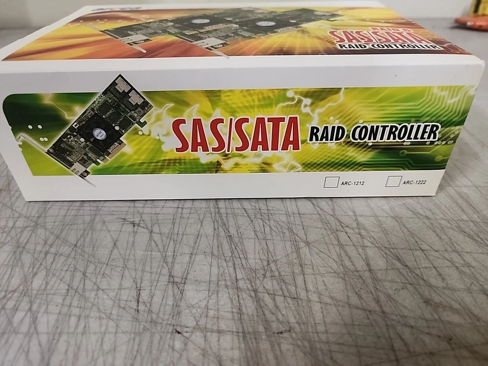 New Areca ARC1222-SAS Ver: 1.2 Raid 8i Controller Card with Low And High Profile - Image 2 of 4