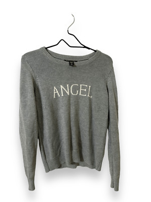 Grey and white super comfy crewneck shirt