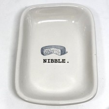 RAE DUNN Artisan Collection by Magenta Rectangle Dessert Plate Bowl You Pick EUC