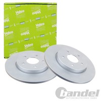 2X Valeo Bremsscheiben 280Mm Voll Hinten Passend FüR Ford Mondeo Jaguar X-TYPE |