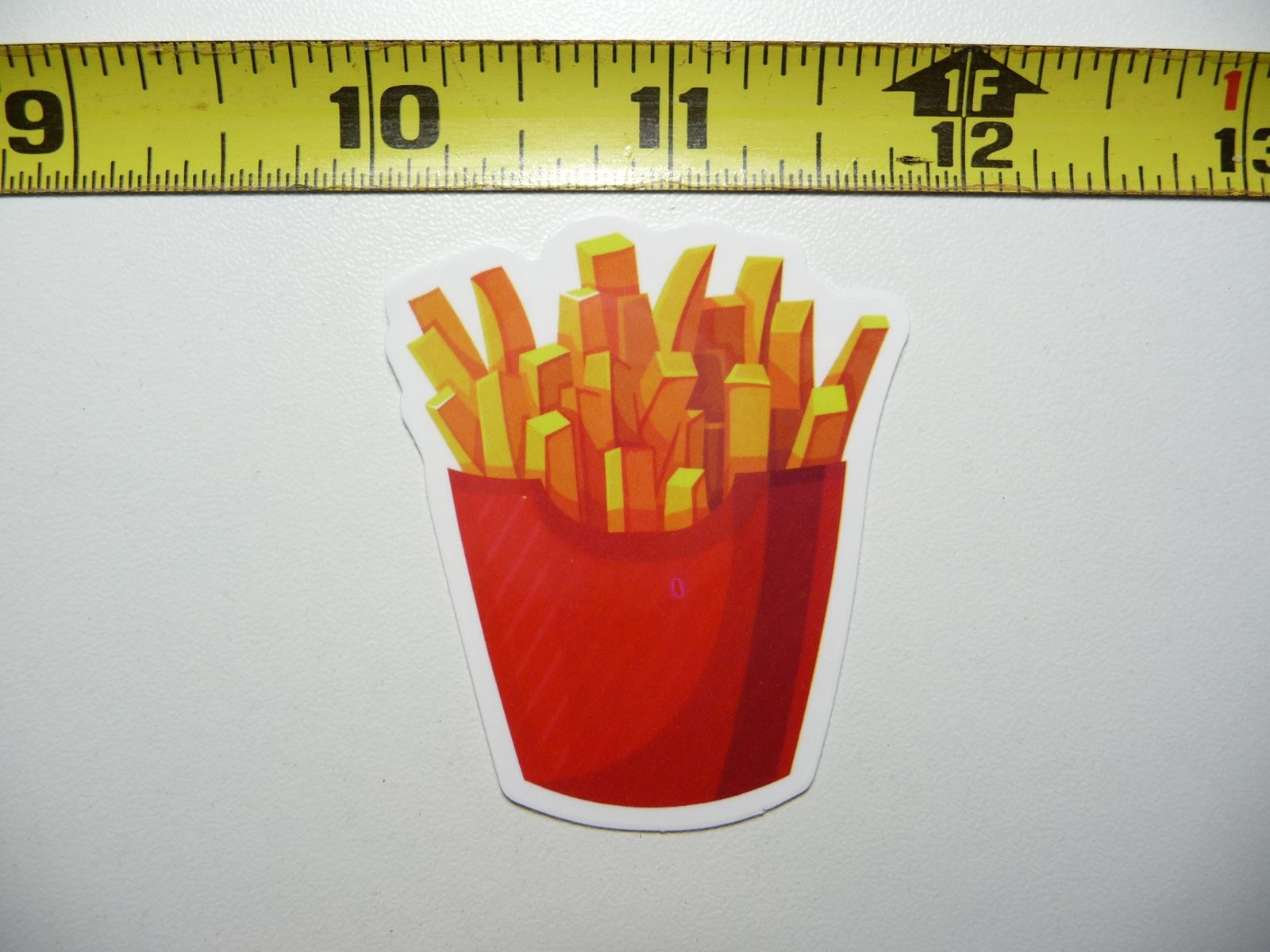 French Fries Decal Sticker for Food Trucks and Scrapbooking  