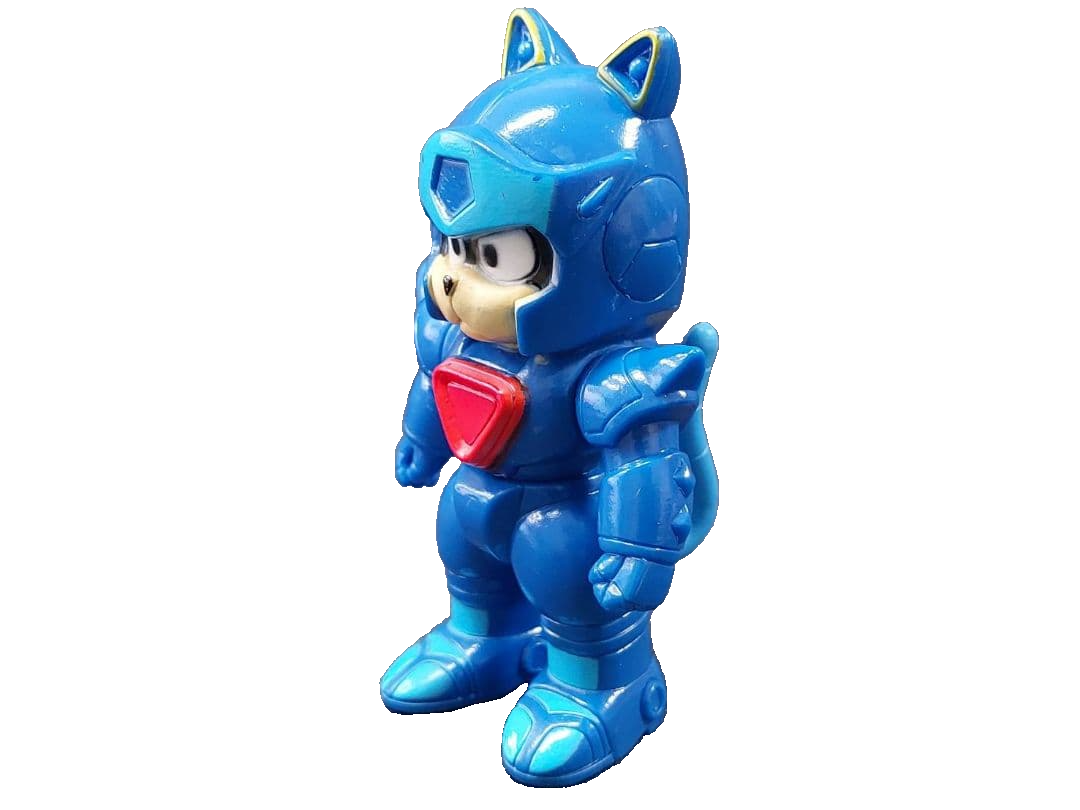 Used Samurai Pizza Cats Sukasy Sofubi Figure Toy Vintage in 1990