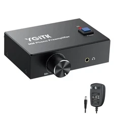 Phono Preamp for Turntable Preamplifier with Volume Control Stereo M/M 