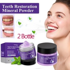 2X 50g Dental restoration mineral powder mineral tooth powder teeth whitening US