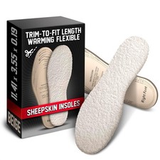 Ultra Thin Cozy Sheepskin Wool Insoles for Women Men Cut to Fit Inserts for