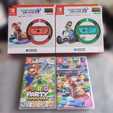 Mario Kart Switch Handle Set for Mario Party & Kart, Used, 2 Handles