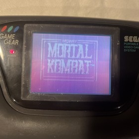 Sega Game Gear Handheld Console - Full Recap 4 Games Sonic 2 Mortal Kombat I II
