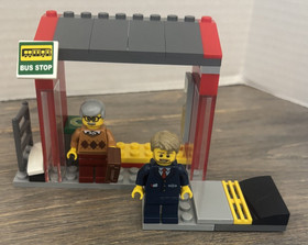 LEGO CITY: Bus Station (60154) 100% Complete w/ Minifigures, Box, Manuals