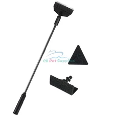 AQUANEAT Small Fish Tank Cleaner, Aquarium Cleaning Tools, 3 in 1 Glass Cleaner