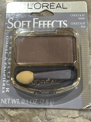 New L'OREAL Soft Effect CHOCOLAT Matte Eye Shadow 0.1 Oz Sealed - Picture 1 of 3