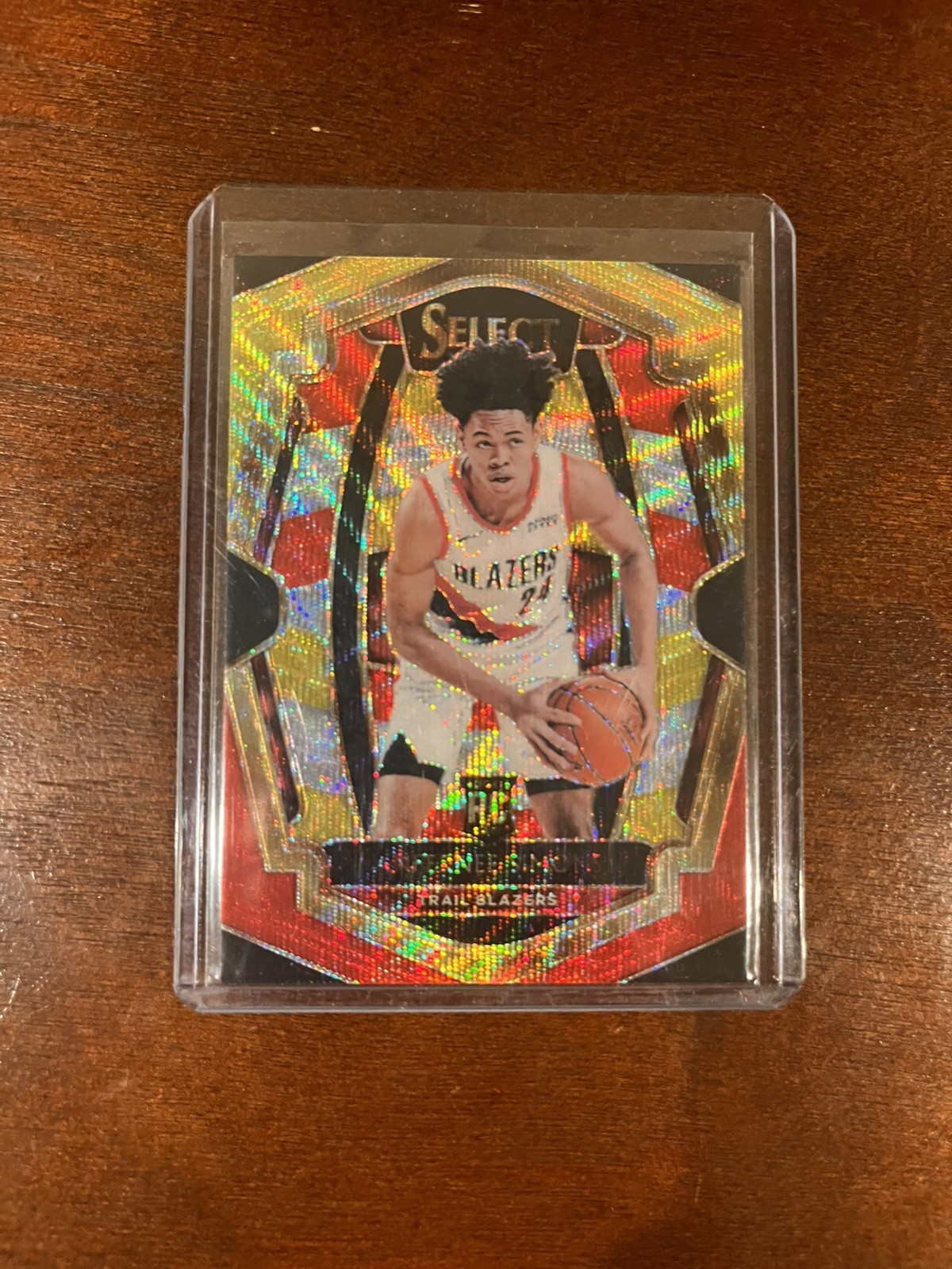 2018-19 Panini Select - Premier Level Anfernee Simons 136 Tri-Color Prizm Bulls