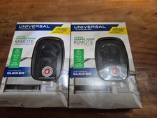 Chamberlain KLIK3U-BK2 Clicker Universal 2 Button Garage Door Remote Opener