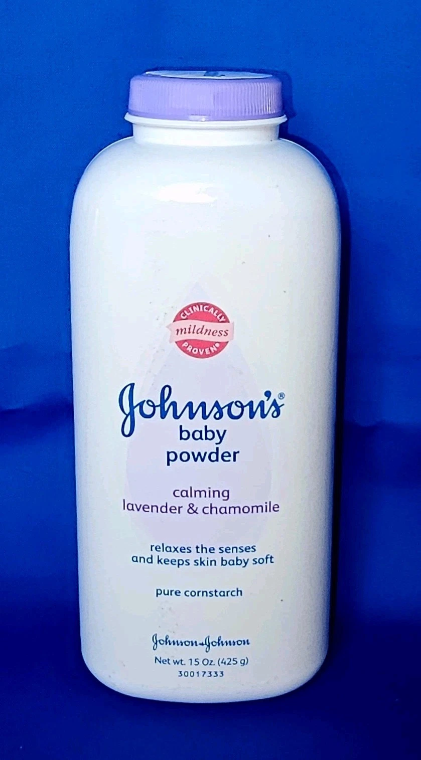 Johnson's Baby Powder Lavender & Chamomile NEW Hypoallergenic Calming Cornstarch