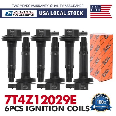 6Pcs 7T4Z12029E DG520 Ignition Coils Ford 07-13 Lincoln Mercury 3.5/3.7L Genuine
