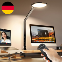 Schreibtischlampe Led Klemmbar, 15W Dimmbare Tageslichtlampe Schreibtisch Mit Fe