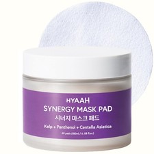 Hyaah Synergy Mask Pad Kelp  Panthenol  Centella Asiatica 60 pads 180 ml