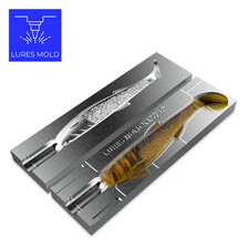 Bait DIY Fishing Mold Soft Plastisol Swimbait K157 6inch