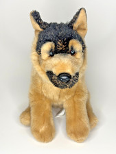 Toys R Us German Shepherd Puppy Dog Realistic 10 Sitting Plush 2012 Geoffrey