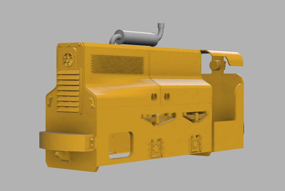 MODELLBAU KAUSSEN Deutz A2M Feldbahn Spur H0f Bausatz ohne Fahrwerk