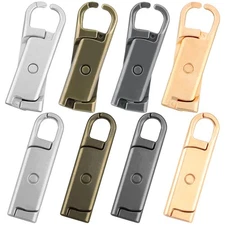 Zipper Pull Replacement Detachable Replacement Zipper for Luggage Clothing