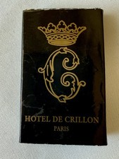 Vintage Late 1990's Hotel de Crillon Paris France Matchbox with Matches