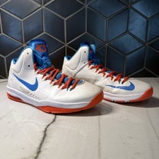 Nike KD 5 GS Home OKC Thunder 555641-101 Youth 6.5Y White Blue Basketball Shoes
