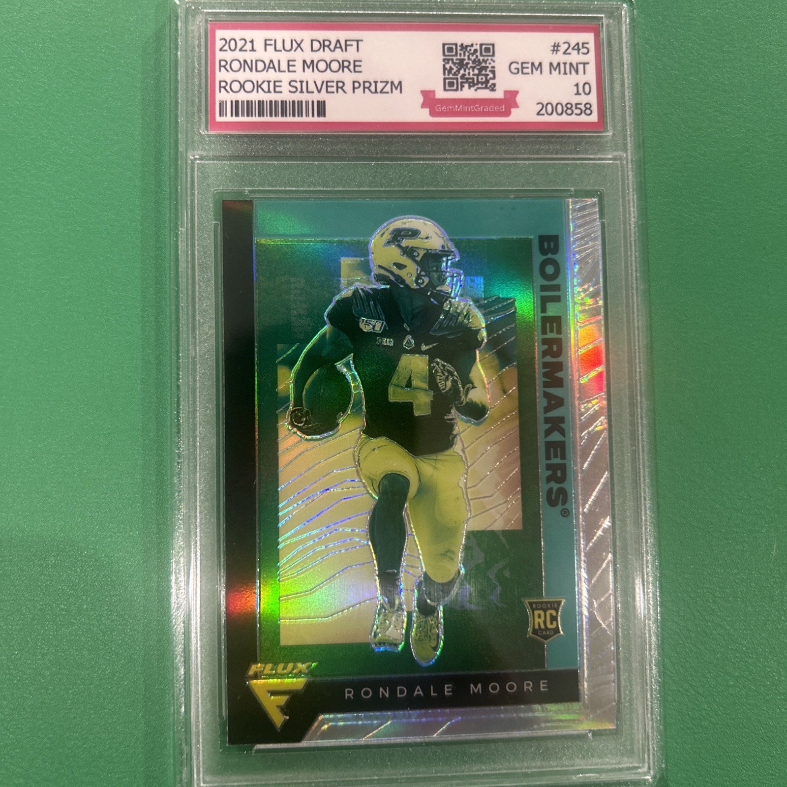 2021 Panini Chronicles Draft Picks - Flux Rondale Moore #245 Silver (RC)