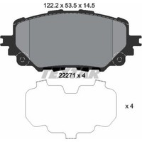 Textar 2227101 Bremsbelagsatz FüR Abarth Mazda Fiat MX 5 MX 5 RF 124 ND 348