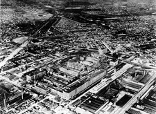 Dodge Plant Aerial view of the Dodge Main plant 1930's photo press photograph