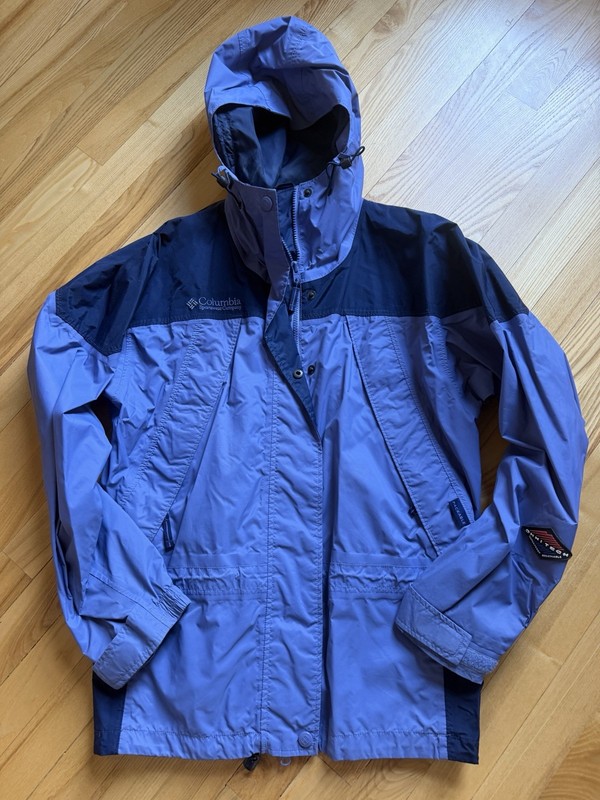 Columbia Omni-Tech Interchange Jacket Womens Medium Hooded Waterproof Ski