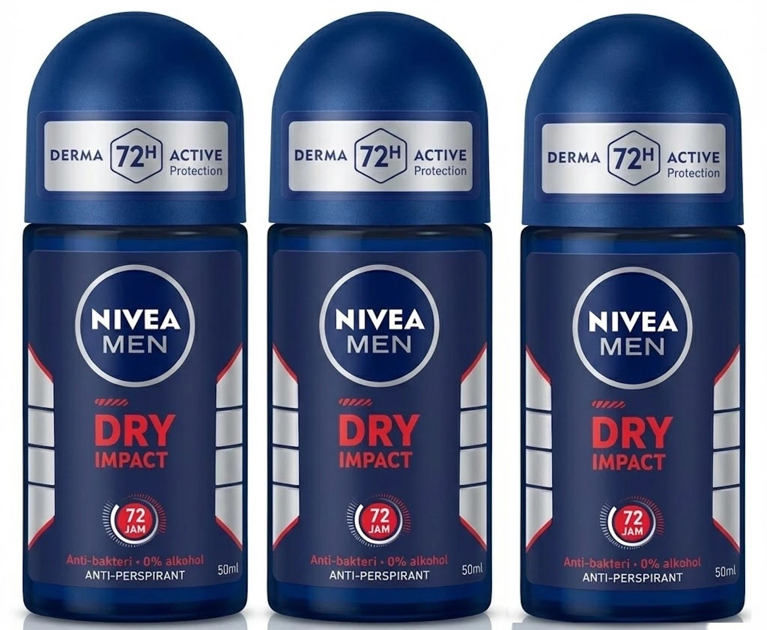 Nivea Men 72H Dry Impact Anti-Perspirant Roll On Antiperspir