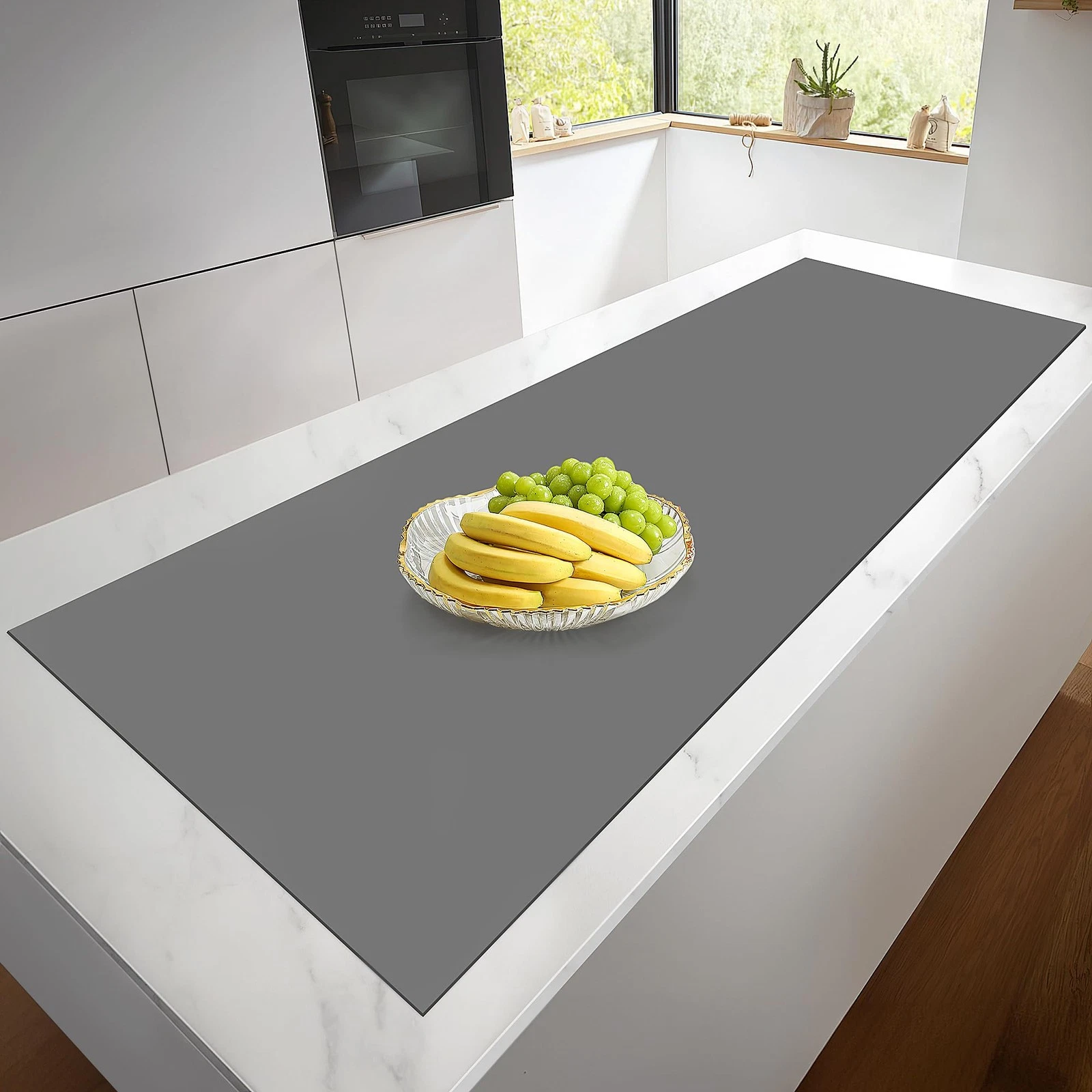 Silicone Mat Roll 17 Inch x 5 Ft Kitchen Counter Heat Resistant Cuttable Craft