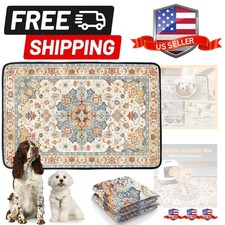 Washable Pee Pads for Dogs Cat Litter Mat 72'' x 72" Super Absorbent Leakproo...