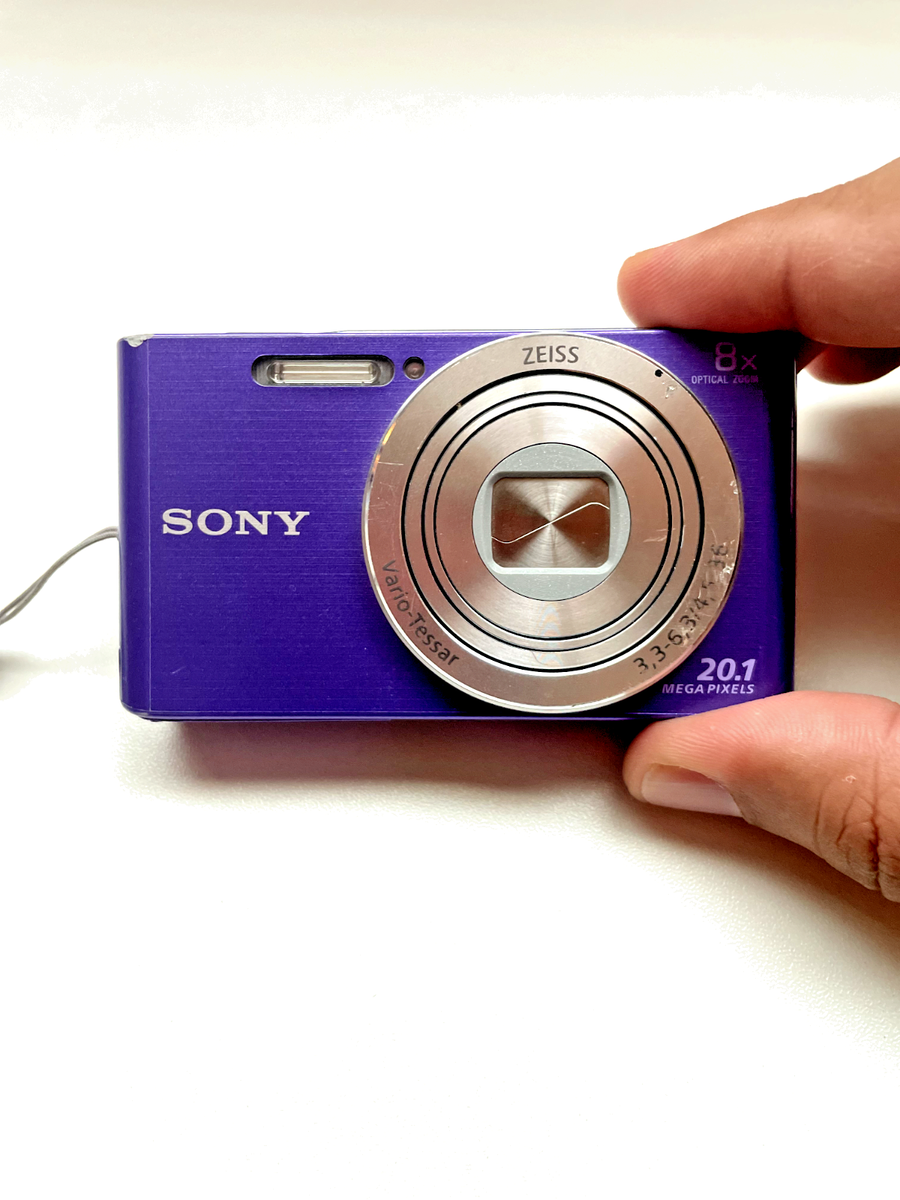 Sony Cyber-shot DSC-W830 20.1mp 8x Optical Camera Purple | eBay