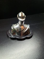 Vintage Negbaur N.Y. Knight In Armor Bust Table Lighter Nice!