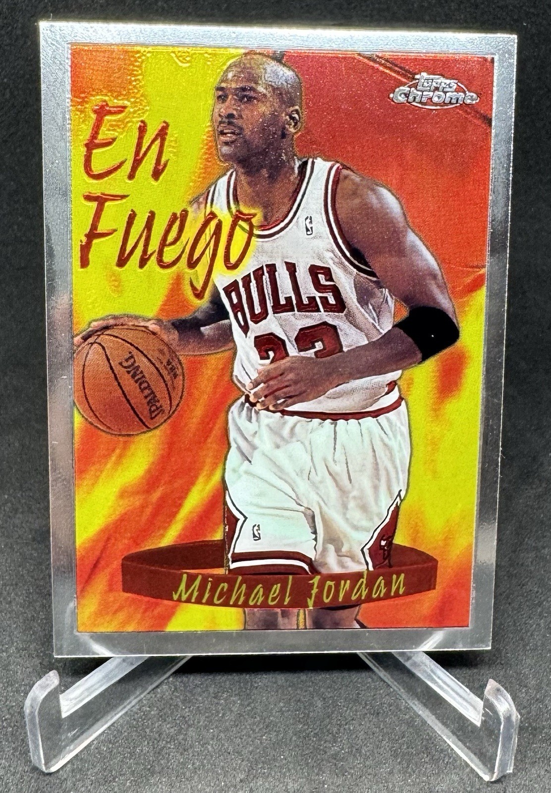 1996-97 Topps Chrome - Season's Best En Fuego Michael Jordan #1