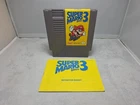 Super Mario Bros. 3 Nintendo NES Tested Authentic Vintage Mint, Manual Included