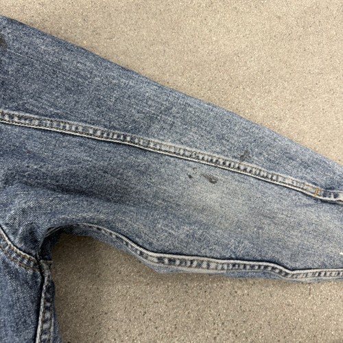 Vintage Levis Jacket Mens Small Blue Denim Trucker Made in USA - 第 6/10 張圖片