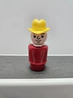 Vintage Fisher-Price Little People Whoops Cowboy Rare HTF Red Body