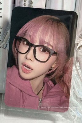 Aespa GISELLE PINK HOODIE PHOTOCARD 2024 -25 LIVE TOUR SYNK