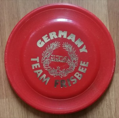Wham O Frisbee 1975 Team IFA Germany Vintage Moonlighter Super Pro Master Museum