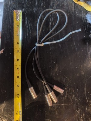 Datamaster 224f Pro Co midi 5 pin din male to male connector x2