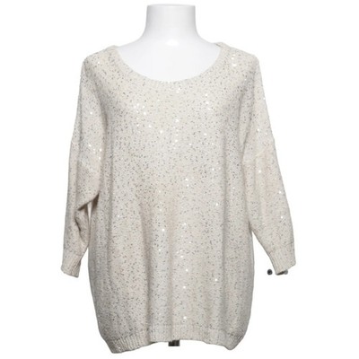 Mango Suit, Strickpullover, Größe: M, Beige, Acryl/Baumwolle, Feinstrick #twj