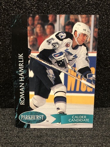 Roman Hamrlik #173 1992 Parkhurst card