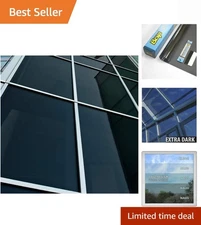 Black Window Film - 36in x 12ft, Excellent UV Control & Daytime Privacy