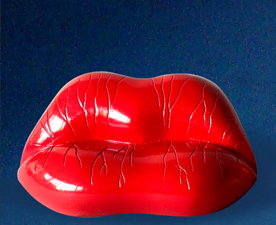 Salvador Dali Saliva-sofá Figur Skulptur rote Lippen roter Mund 20438