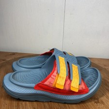 Hoka Sandals Womens 8 Ora Luxe Slides Rubber Comfy Light Walking Slip On